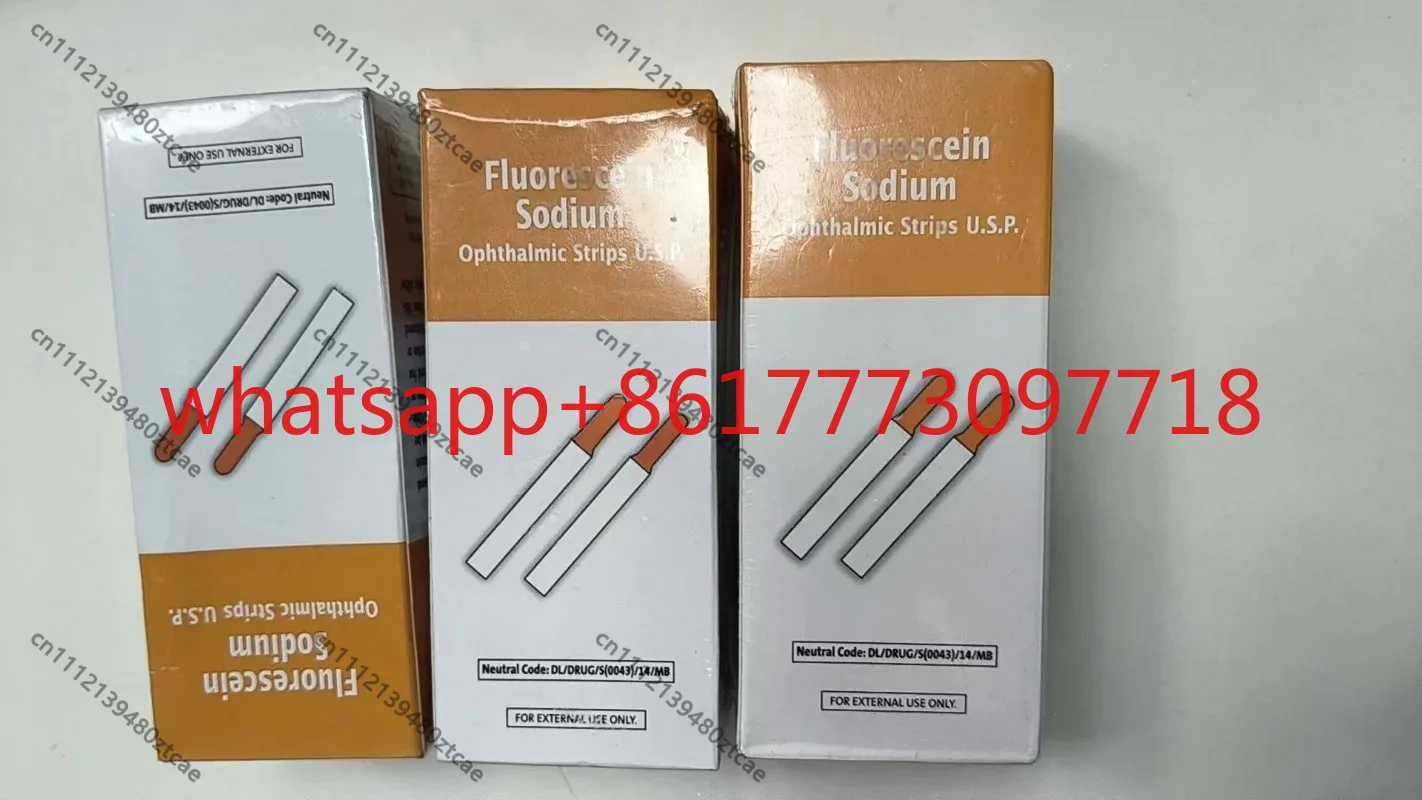 Fluorescent Sodium Test Paper 100pcs/Box, Tear Detection Fluorescent Filter Multipurpose Laboratory Office Testing Consumables