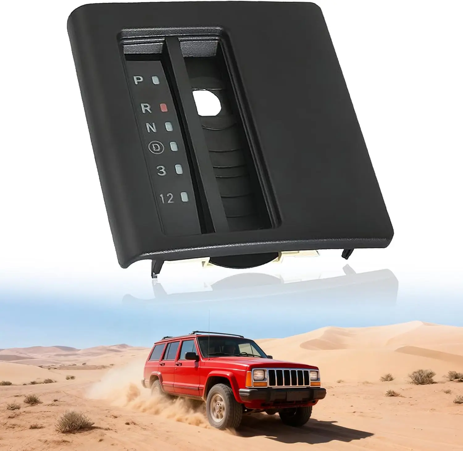 

55115615 Накладка на панель индикатора автоматической коробки передач, совместимая с Jeep Cherokee XJ 1997-2001 годов