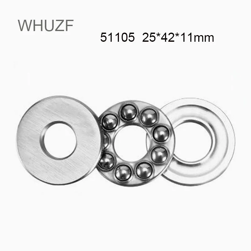 

51105 Thrust Bearing 25x42x11 mm ABEC-3 5PCS Axial 51105 Trust Needle Flat Roller Thrust Bearings 8105 Thrust Ball Bearing