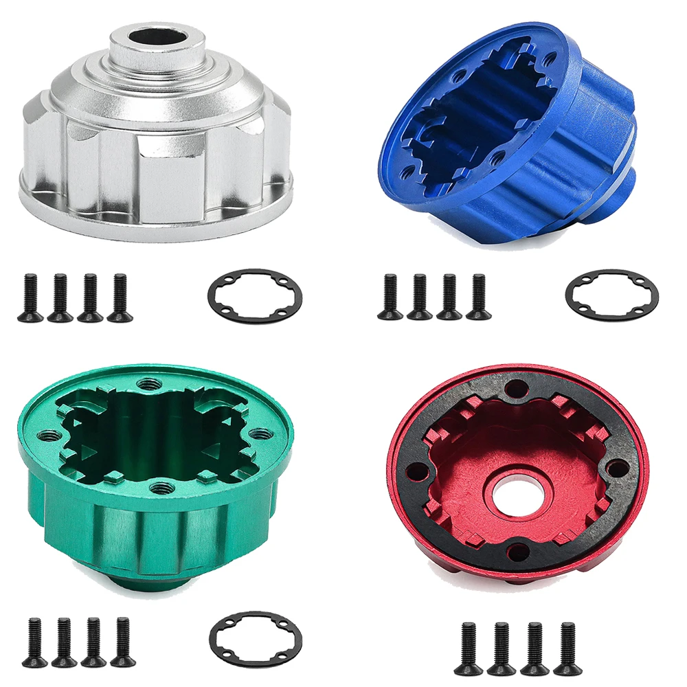 

Universal Front, Centre And Rear Aluminum Alloy Differential Housing for TRAXXAS 1/8 6S MAXX SLASH Differential Case RC Part