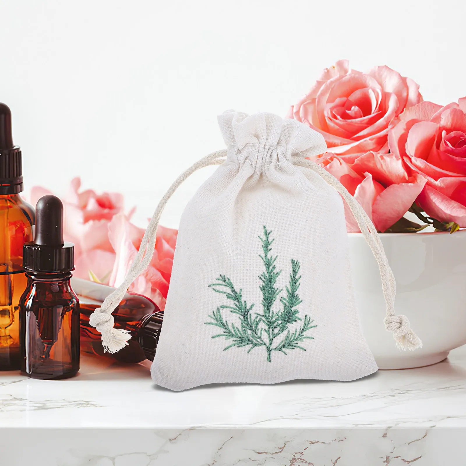 10 Bolsas de Arpillera Pequeñas para Lavanda, Bolsitas con Cordón, Bolsas Vacías para Manualidades, Recuerdos de Boda, Suministros para Fiestas, Bolsitas de Tela DIY