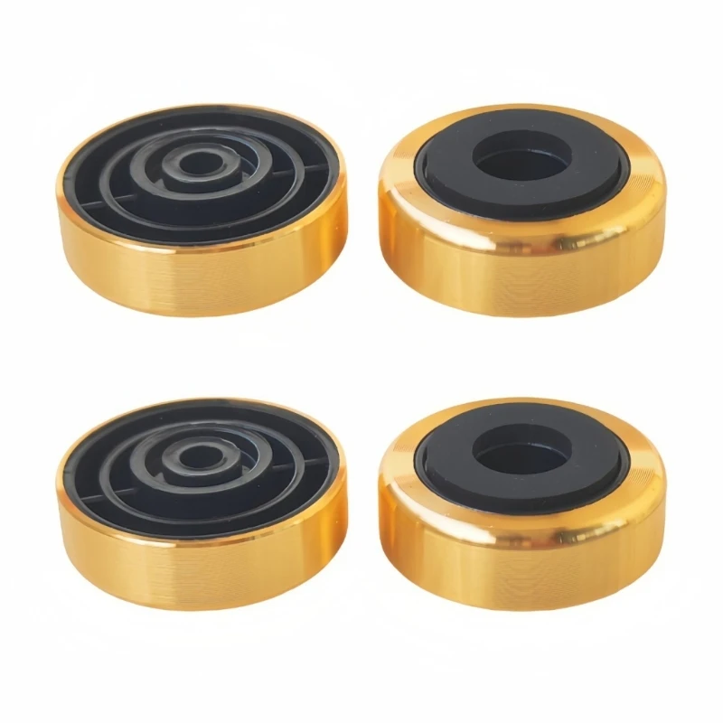 4pcs Speaker Isolation Fede Speghi Sket Stand Alluminio Turnable Isolation Pad per Amplificatore Registratore K1KF K1KF