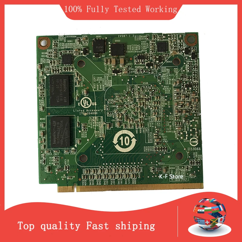 For GeForce 8400M GS 8400MGS DDR2 128MB Graphics Video Card for Acer Aspire 5920G 5520 5520G 4520 7520G 7520 7720G Free Shipping