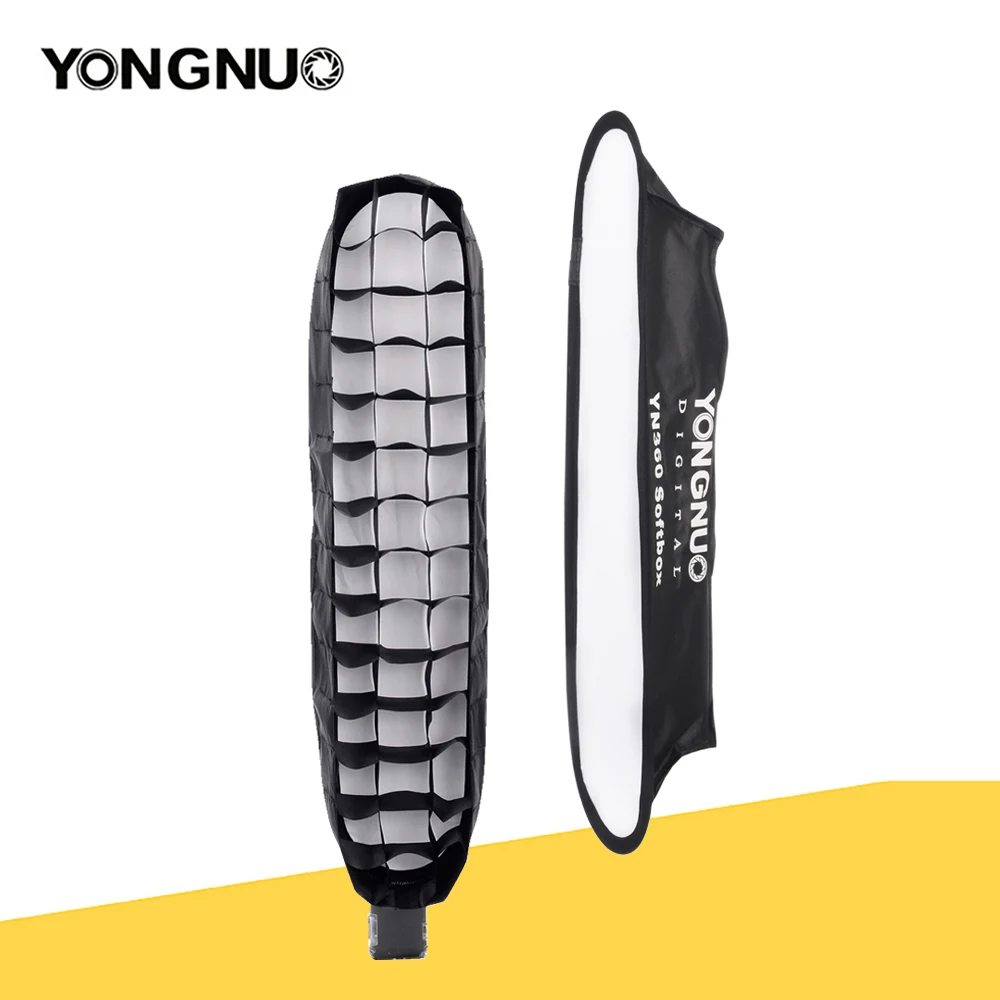 YONGNUO LED Light Stick Series Softbox Rectangle Honeycomb Grid Softbox for YN360 YN360S YN360III YN360III Pro Video Fill light