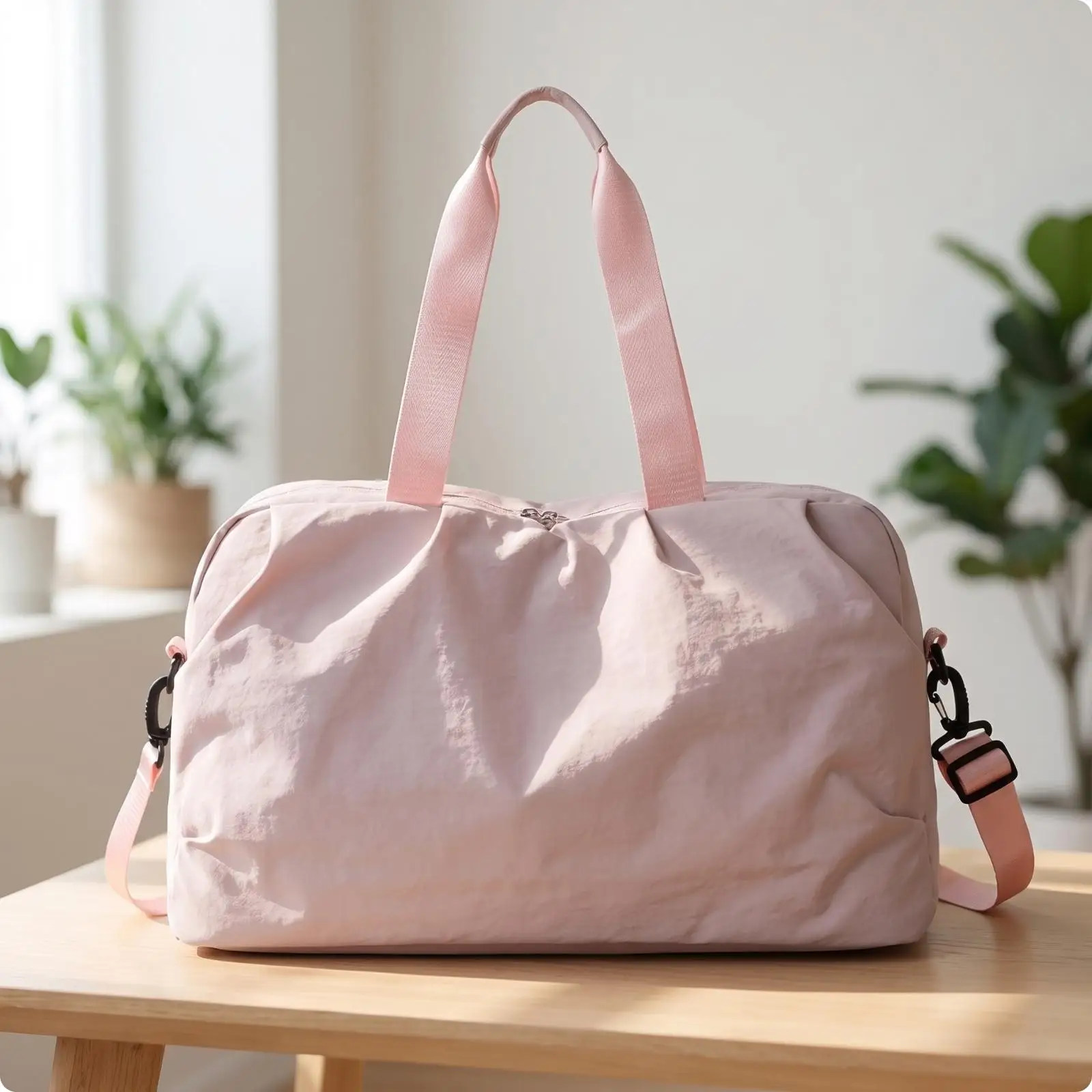 Versatile Outdoor Sports Tote Bag for Gym Travel with Two Carry Handles Wet Pocket
