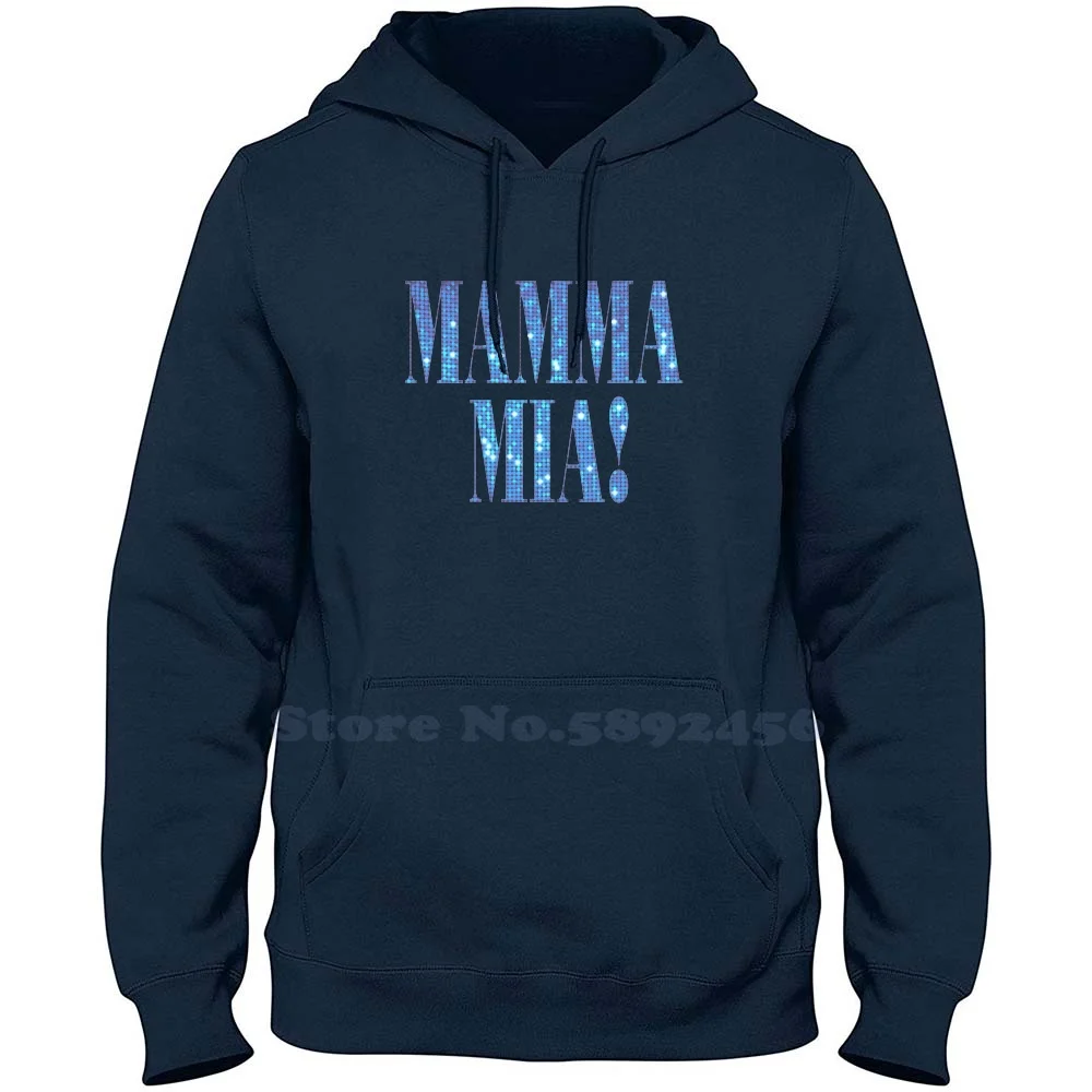 Mamma Mia-Disco - 100% Pure Cotton Hoodie Mamma Mia Here We Go Again Movie Musicals Broadway Bway Sophie Donna Rosie Tanya Sky