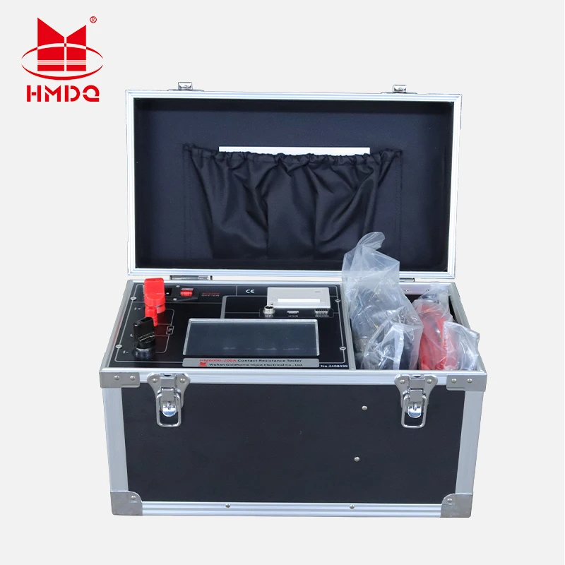 

HM6090-200A Loop Resistance Tester High Precision Digital Mirco Ohm Meter Contact Resistance Measurement test Kit AA