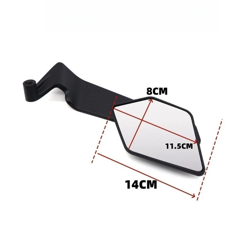 دراجة نارية CNC شفرة المحارب زاوية واسعة مرآة الرؤية الخلفية لسوزوكي SV650 / SV650X / DL650 / VSTROM 650 / V STROM 650XT