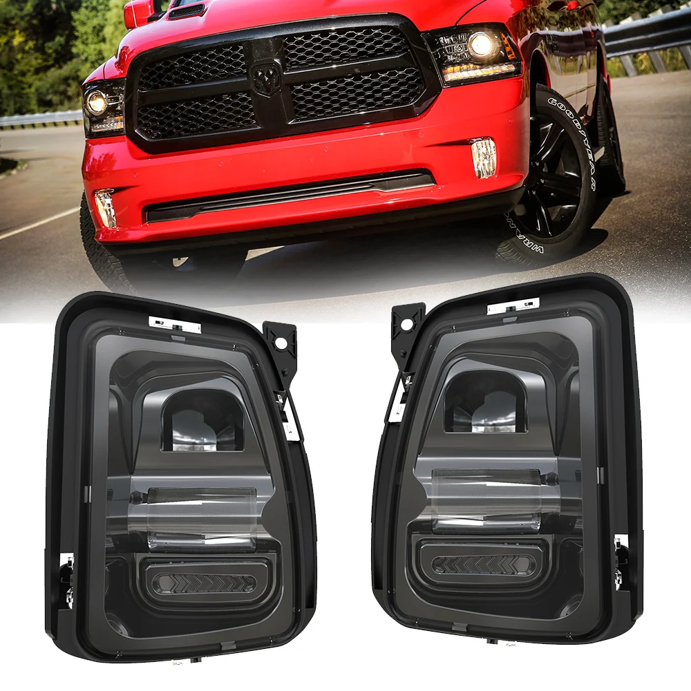 

Upgraded LED Fog Lights Compatible with Dodge Ram 1500 2013 2014 2015 2016 2017 2018 Bumper Driving Fog Lamps