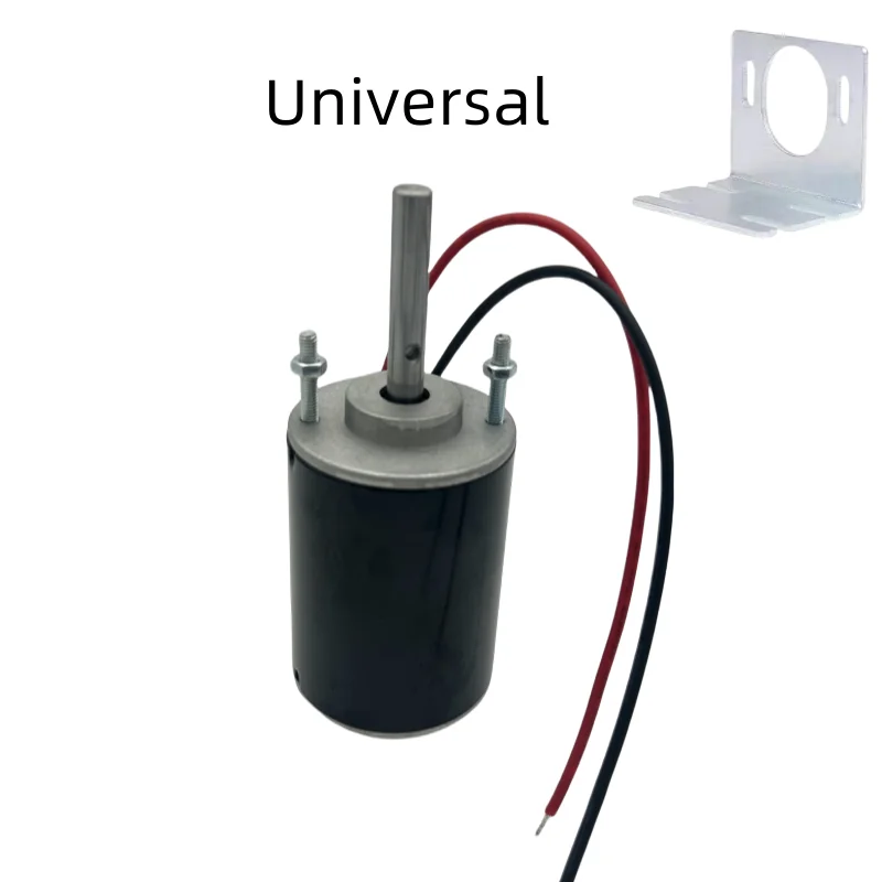 XD-3420 30W High Torque DC Motor 12V/24V Permanent Magnet Motor Mini DC Motor DIY Generator Motor CW/CCW with Bracket