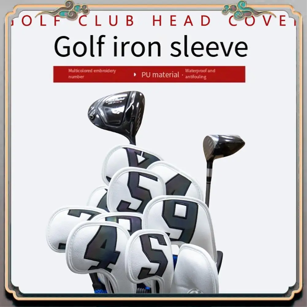 

Durable Golf Iron Cover Iron Cover PU Leather Wedge Cover Protective Cover
