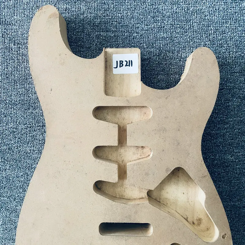 JB211 Sample Order ST Guitar Body SSS Pickups Tremolo Model in Solid Basswood for Strato Electric Guitar Replace and DIY