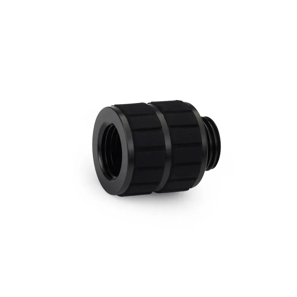 Alphacool Apex Grip Extension 10mm/20mm OT/IT G1/4 Fittings For Computer Water Cooling Build Extender,Chrome,Black