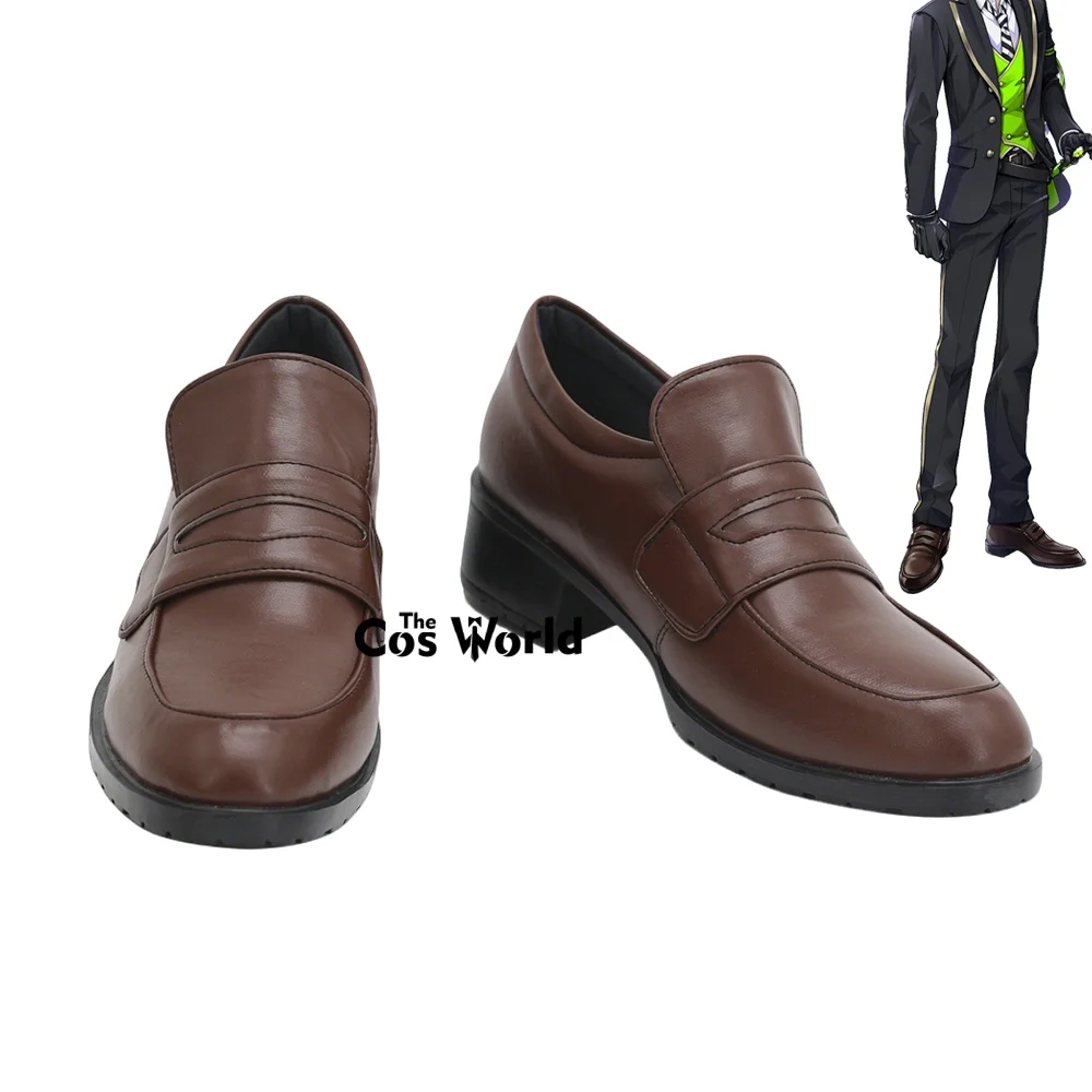 

Twisted Wonderland Silver Game Customize Cosplay Shoes for Costumes