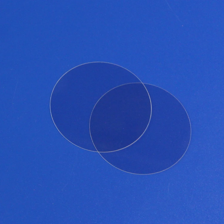 2/4/6-Inch Sapphire Glass Sheet Custom Substrate Wafer Glass Sheet 0.1Mm 0.4Mm 0.5Mm 1Mm 2Mm