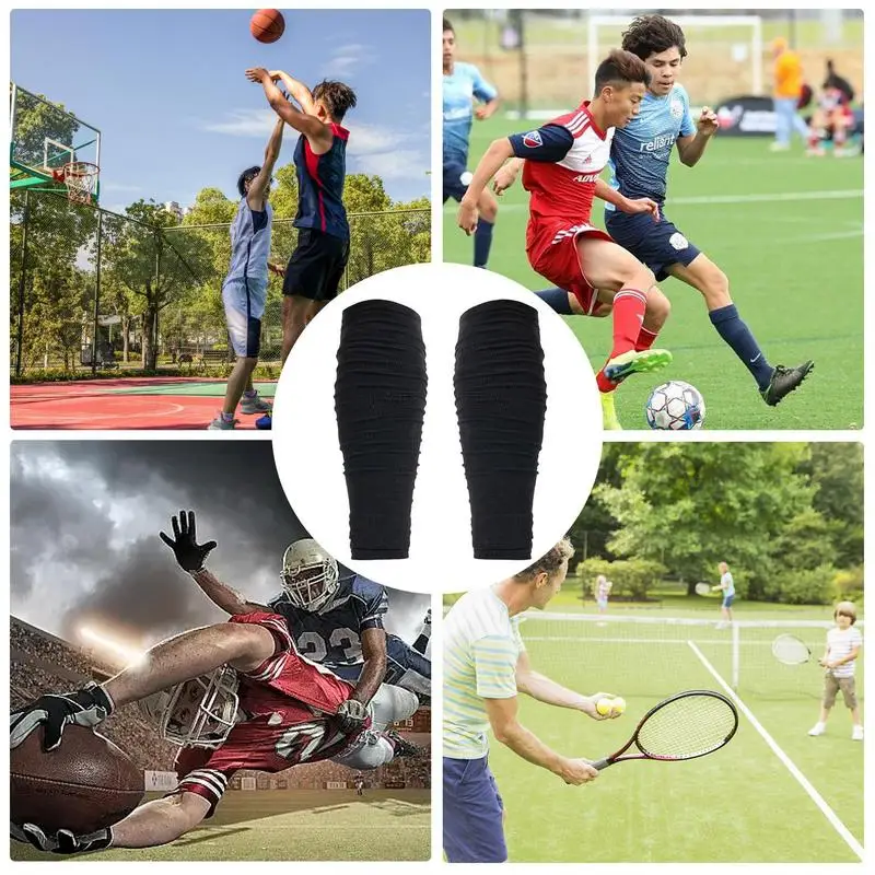 Scrunch Football Sleeves 1 Pair Calf Compression Sock For Men Sports Accessories For Running Cycling Basketball Protection