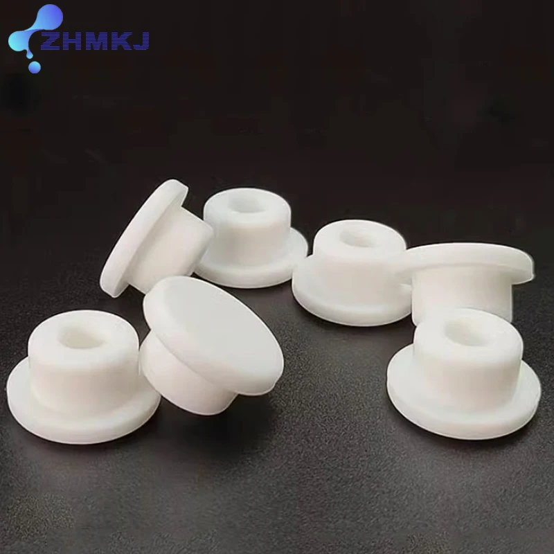 

1-10Pcs Hollow White Silicone Rubber Stopper Plug Sealing Caps Dust Plugs,Inserts Bungs End Cap Dia 6.8mm - 51.3mm