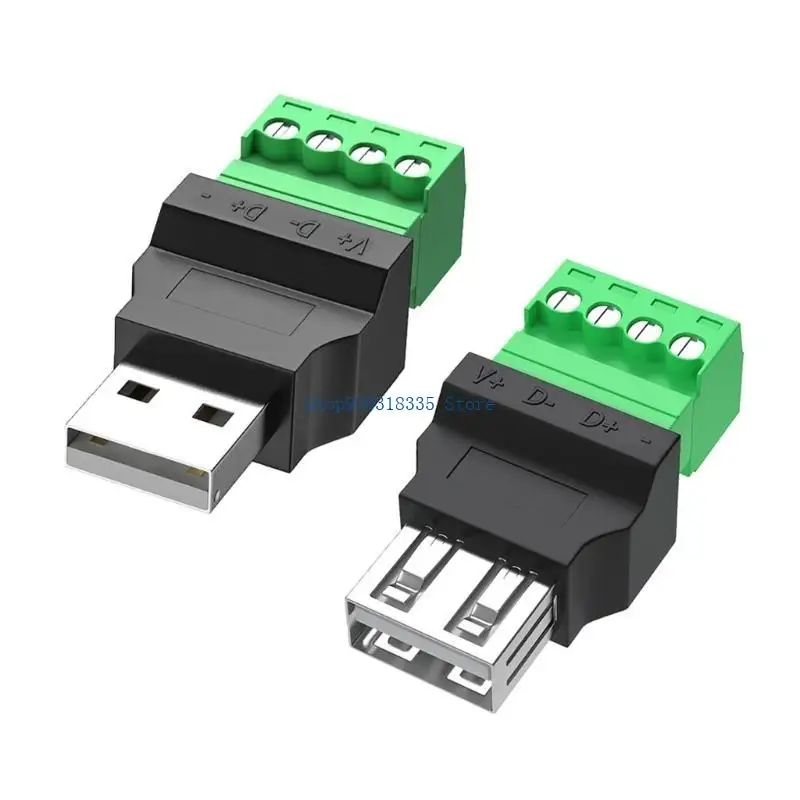  USB 2.0 Turn 4 Pin Connection Adapter Plug For Efficient Device Charging And Syncing Data Cable Connection