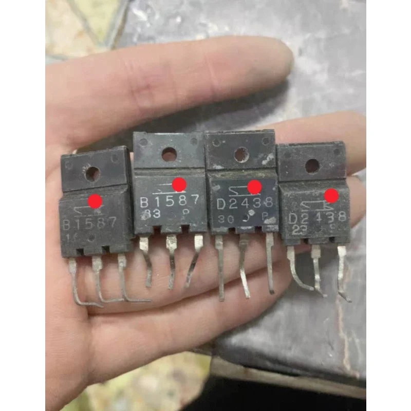 5Pcs Original Disassembled B1560 D2390 B1587 D2438 B1588 D2439 2Sb1560 2Sd2390 2Sb1587 2Sd2438 2Sb1588 2Sd2439 High-Power Audio Amplifier Paired Transistors