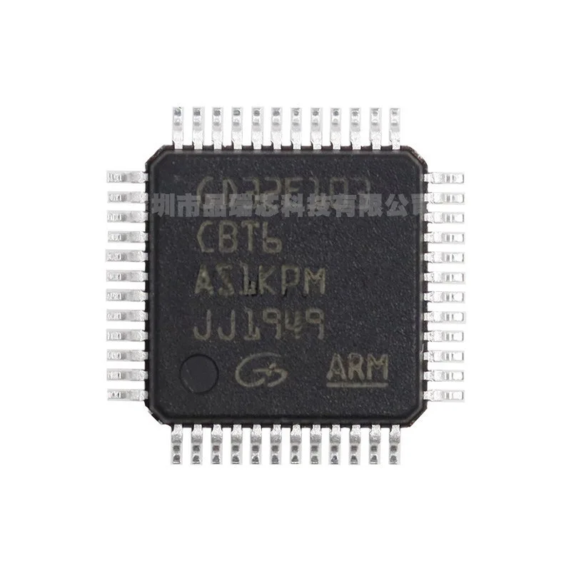 Chip IC Kontroler Kontroler MCU 32-Bit Asli GD32E103CBT6 LQFP-48 SMDNew