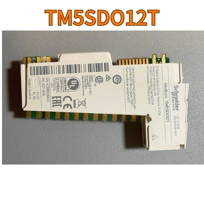 second-hand PLC    TM5SDO12T   Test passed Fast Shipping