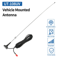 Two Way Radio VHF UHF SMA Magnetic Mobile Long Antenna UT-108UV For BAOFENG CB Radio Walkie Talkie UV-5R UV-B5 UV-B6 GT-3