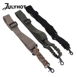 Tactical Gun Sling Adjustable 1 Single Point Bungee Quick Release Rifle Strap System for Airsoft Hunting Military Strap