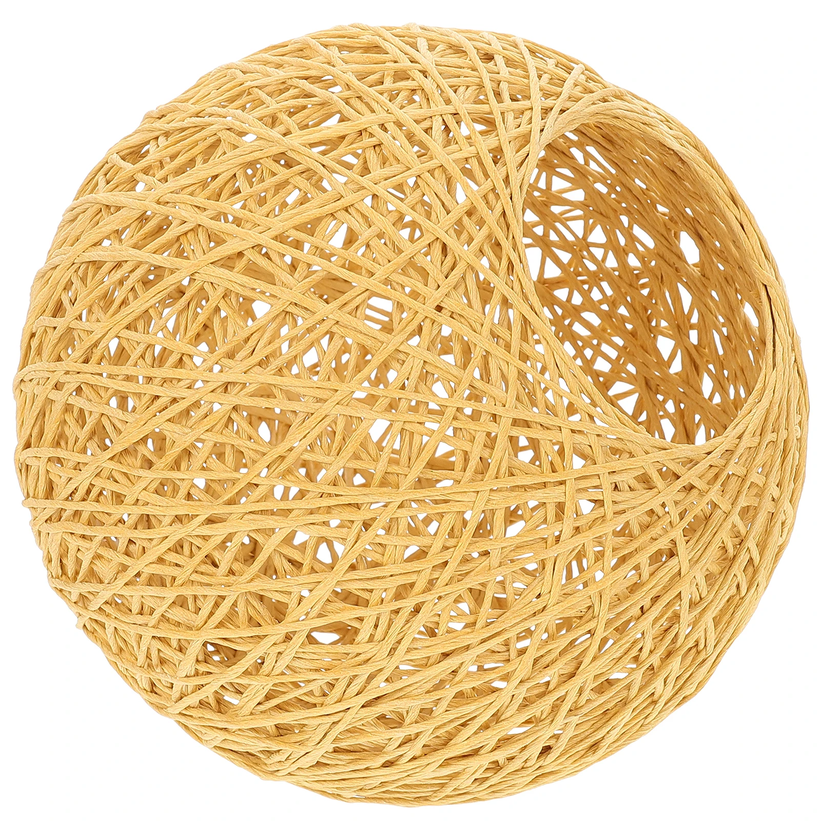 

Rattan Lampshade 15cm Natural Jute Material for Table Ceiling Pendant Lamps Light Cover Home Decoration Lighting Accessories