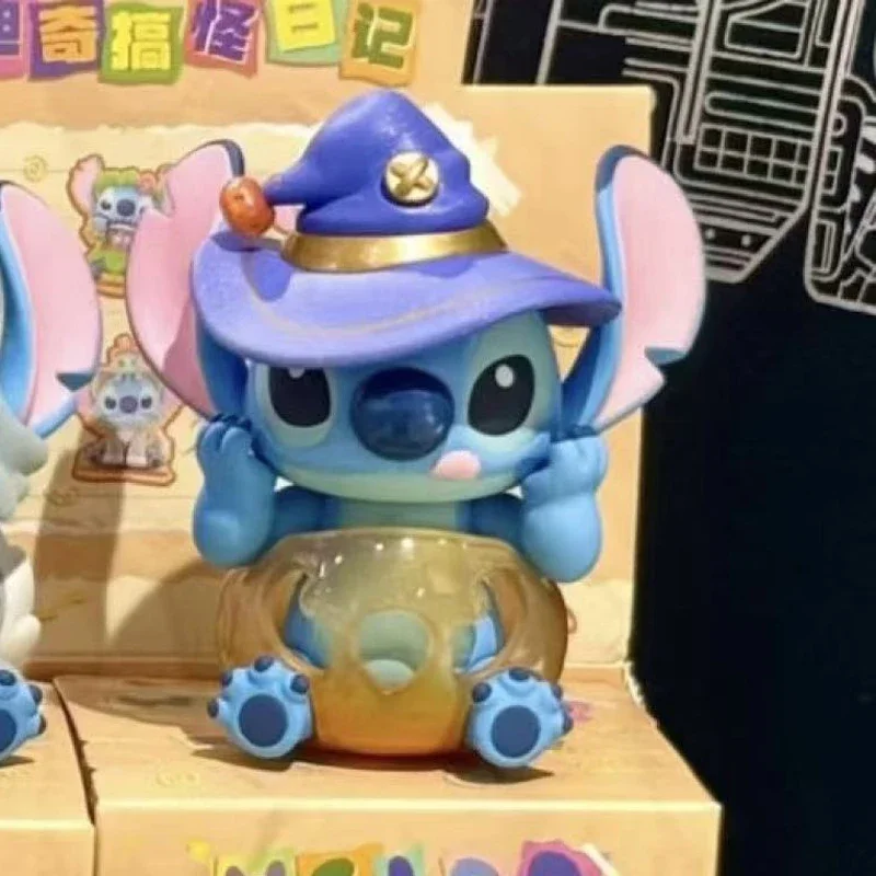 Disney Stitch Weird Diary Series, аниме-фигурки, креативная милая кукла, статуя, модель, загадочная слепая коробка, игрушки, подарки на день рождения для детей