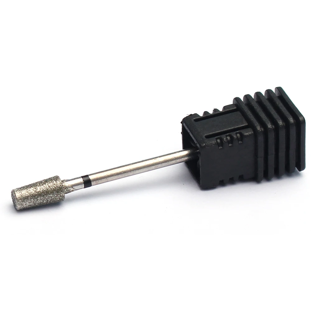 3 個ネイルドリルビットダイヤモンドフライスカッターマニキュアキューティクルビット電気ファイル角質除去アクセサリー