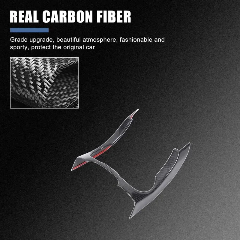 For Subaru WRX 2022-2024 Real Carbon Fiber Car Central Control Cup Holder Frame Cover Decoration Interior Car Accessories