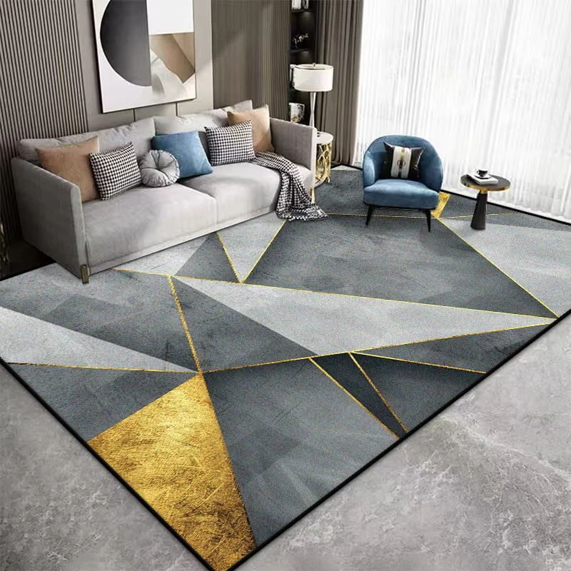 

Скандинавский безворсовый ковер для гостиной, спальни, большие коврики для украшения дома, коврик большого размера, нескользящий диван, журнальные столики, коврик