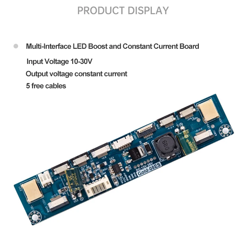 12 interface led constant current board universal boost board backlight constant current driver board Input 10-30V