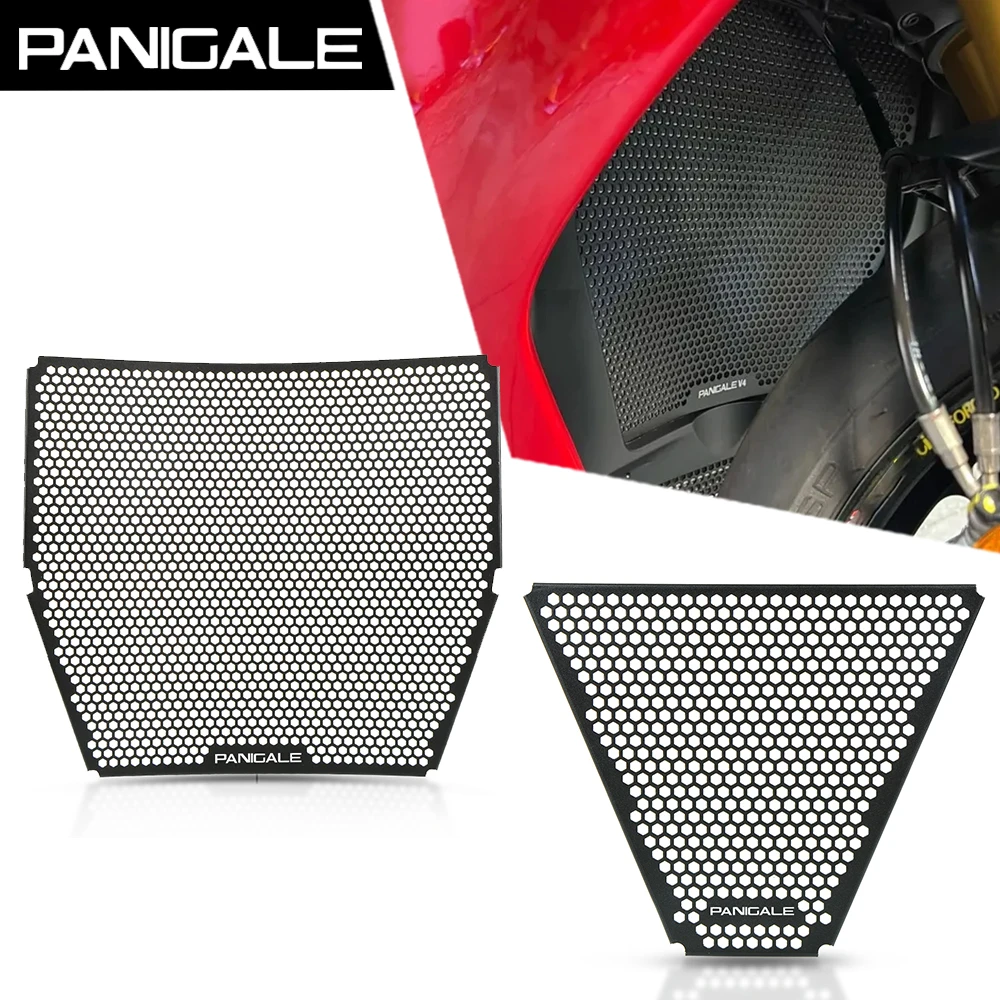 

Motorcycle Accessories For Ducati Panigale V4 V4S 2018-2020 2021 2022 2023 2024 2025 Radiator Grille Guard Cover Grill Protector