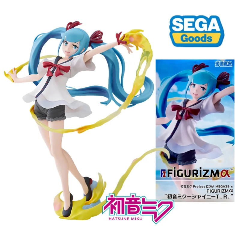 Oryginalna figurka SEGA FIGURIZMa Project DIVA MEGA39's Hatsune Miku Shine TR, model anime, kolekcjonerska lalka, ozdoby, prezenty - dostępna od ręki.