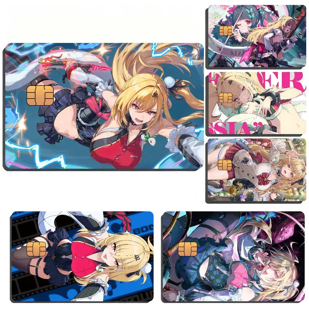 Zenless Zone Zero Cissia Film Skin Card Sticker For Bank Bus Metro Credit Debit Card Waterproof