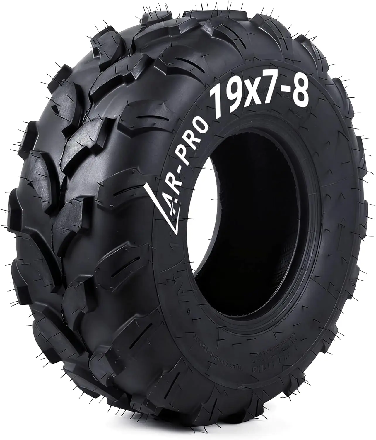 

19x7-8 ATV UTV Tires, 4PR Tubeless All-Terrain Off-Road Tires for Mini Bikes and Go Karts