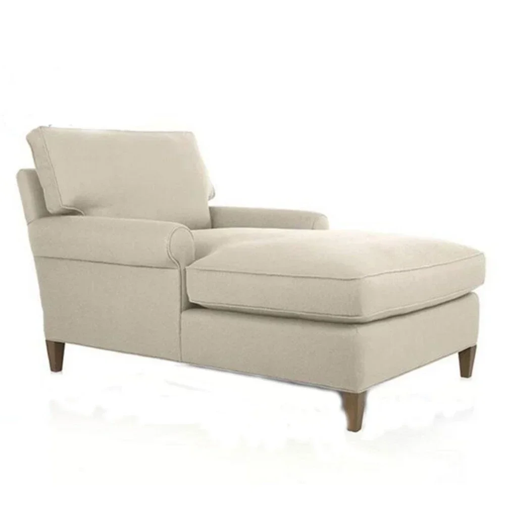 

American Bedroom Concubine Couch Fabric Chaise Longue European Simple Beauty Bed Leisure