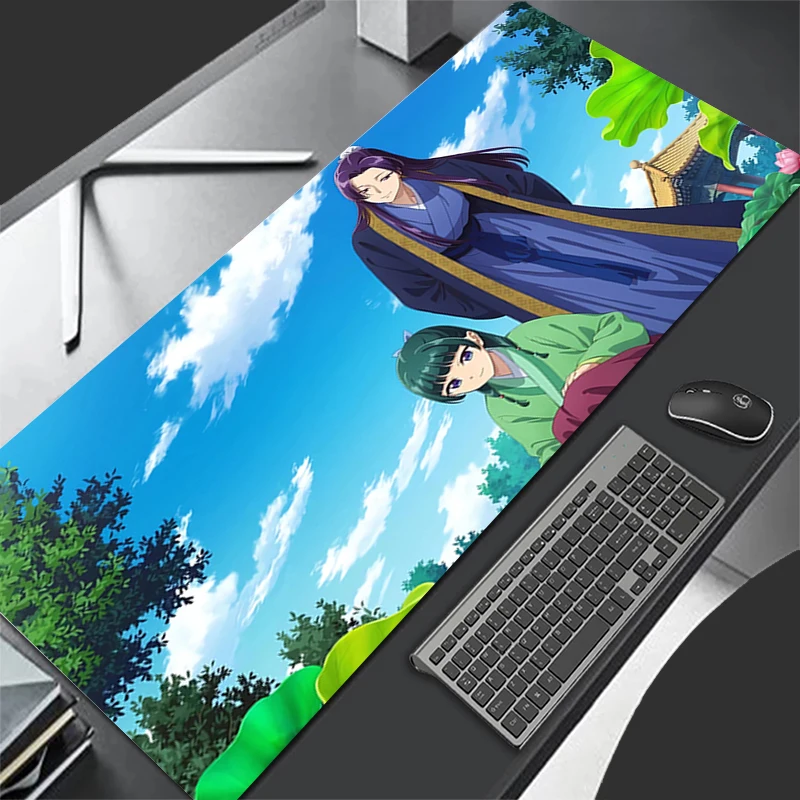 

Mousepad Pattern Gaming Mats Rubber Mouse Pad PC Accessories Desk Mat Non Slip Table Mat The Apothecary Diaries HD Keyboard Pad
