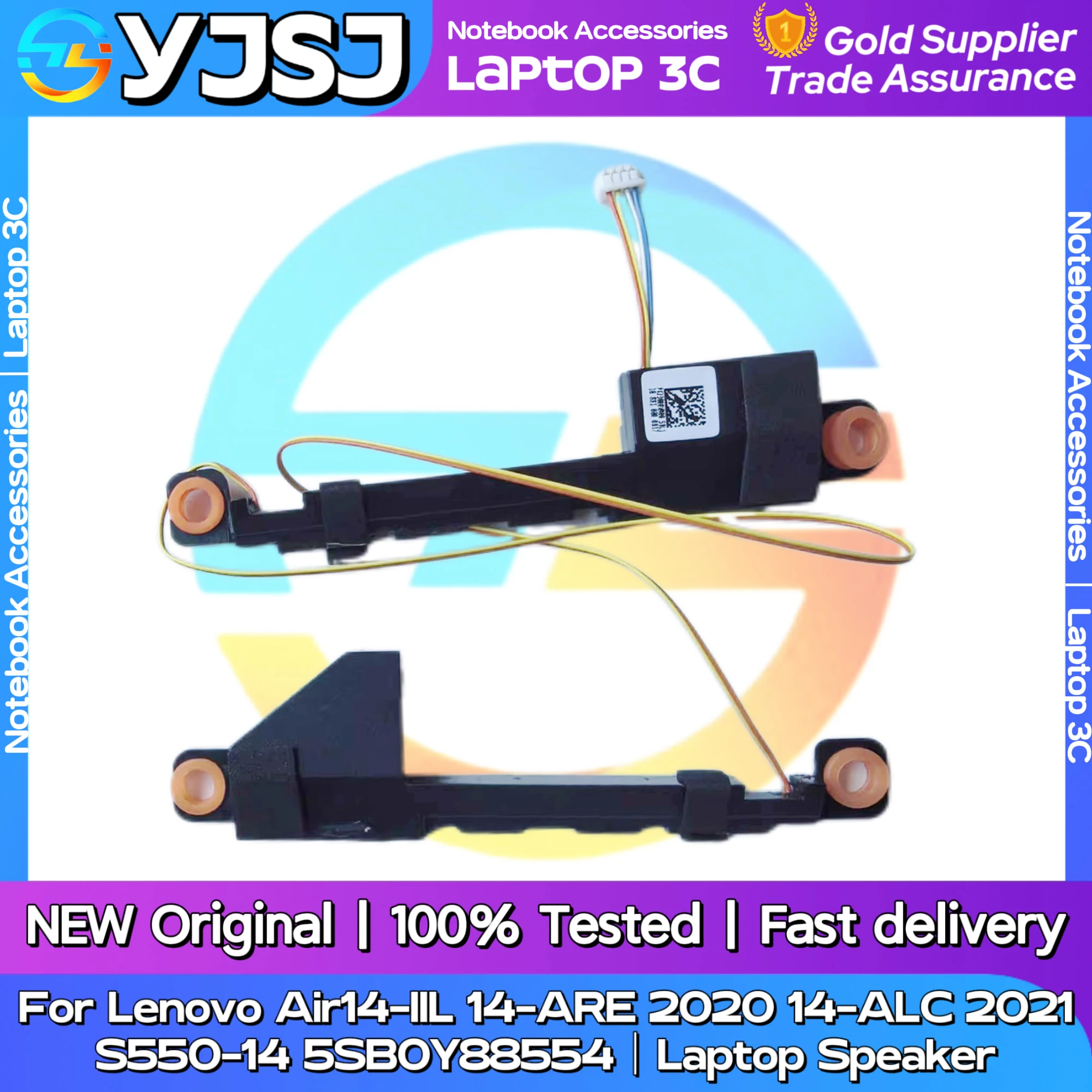 

New Original Laptop Notebook Speaker For Lenovo Air 14-IIL 14-ARE 2020H 14-ALC 2021H S550-14 5SB0Y88554 built-in speaker horn