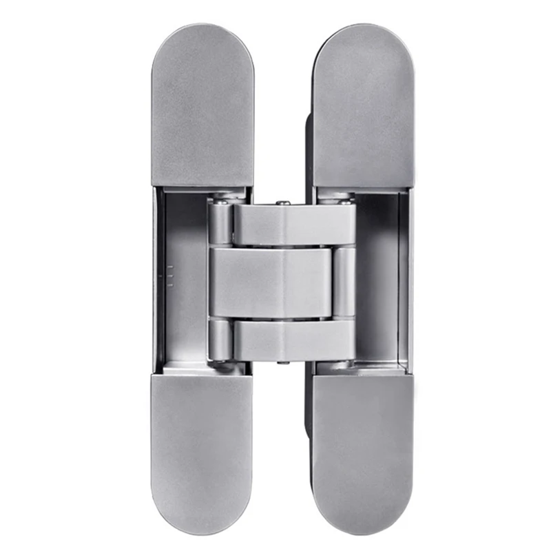 2X 3D Adjustable Door Hinge Adjustable Conceal Hinge /Invisible Door Hinge 140X30MM 60KG Black