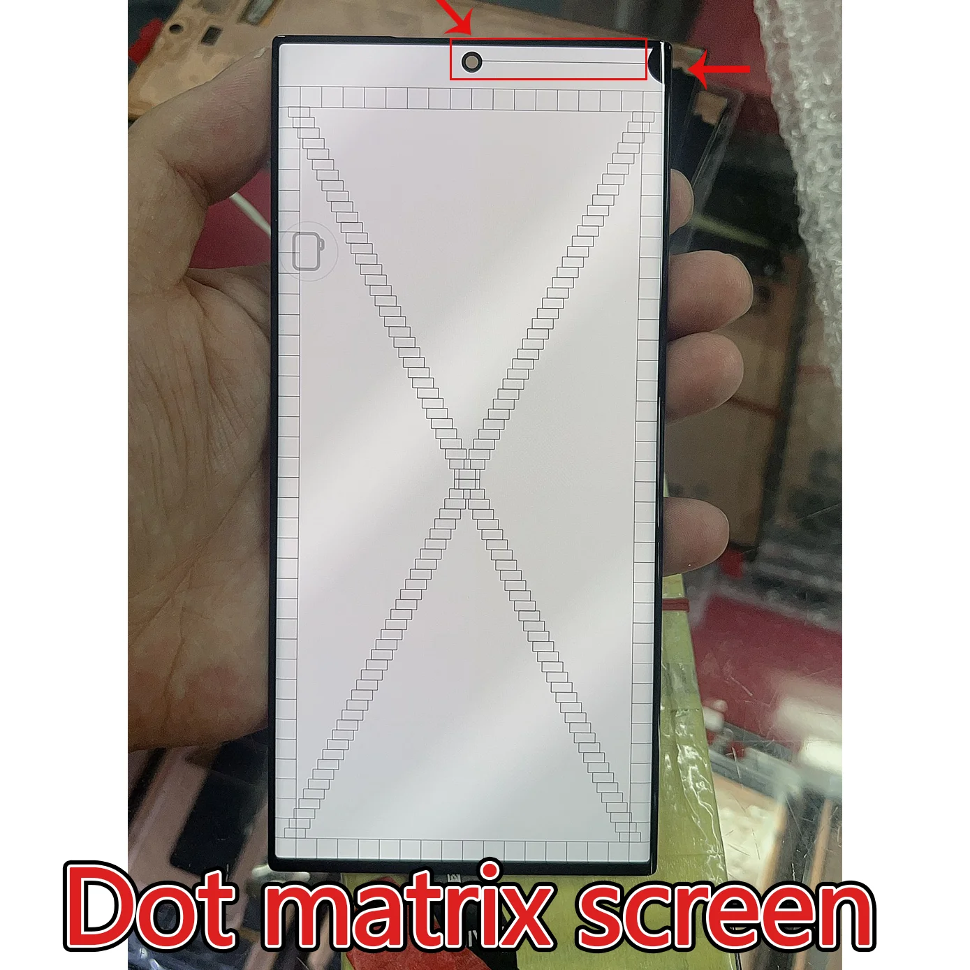 With Small Dot LCD For Samsung S22 Ultra LCD Display Touch Screen Display Screen With Dot  Burn For Samsung S22 Ultra
