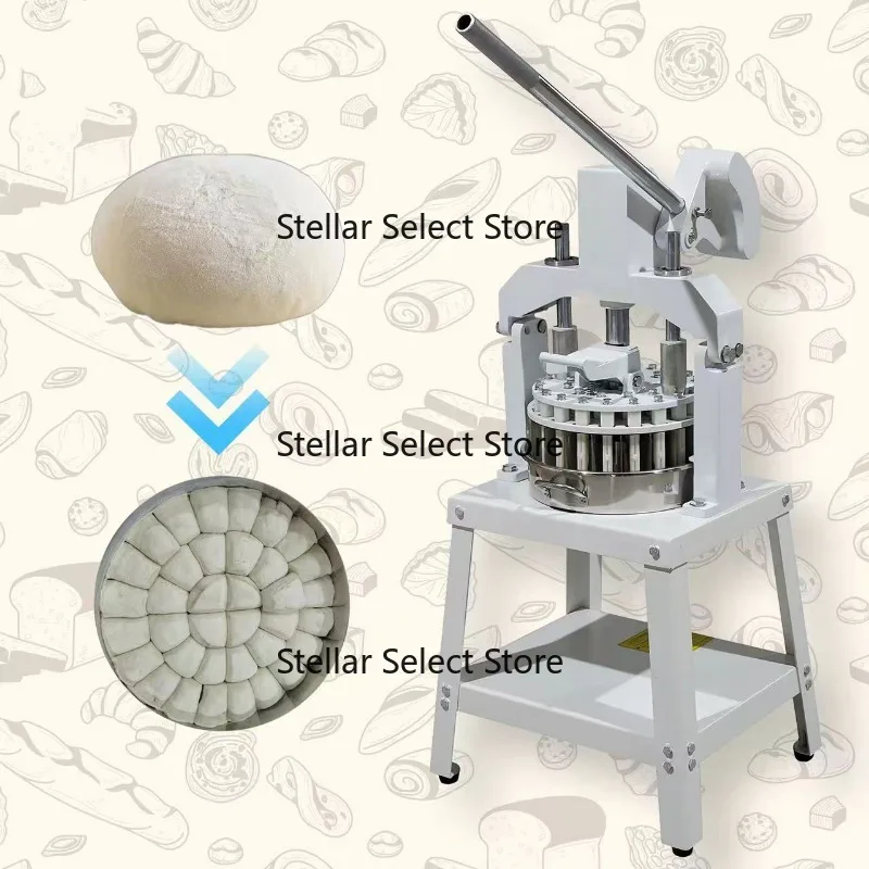 Manual Vertical Commercial Dough Divider Even Weight Dough Separator 36 Portions 30-120g For Pizza Bread Dough