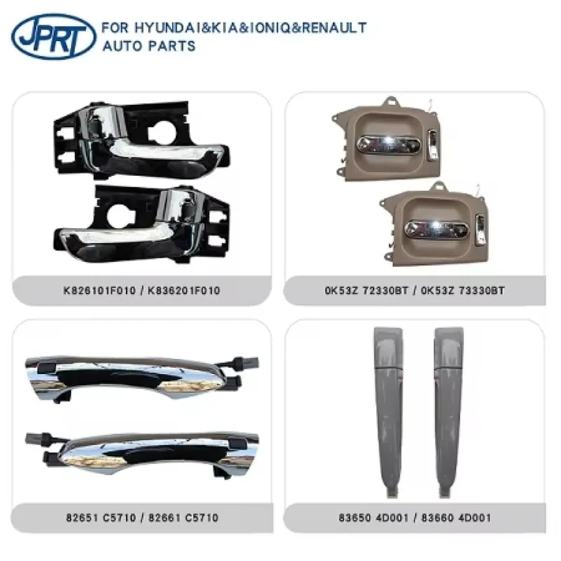 

Hot SalesAuto Parts Inside Car Handle Outside Door Handle Chrome and Black Automobile Accessories Right Front Door Handle Left F