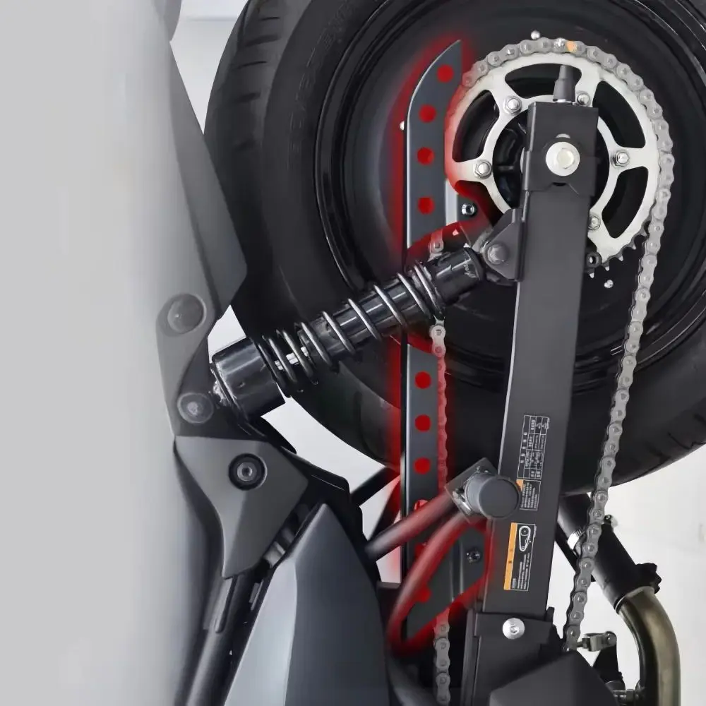 For Eliminator 500 Modified Hollow Stainless Chain Shield Anti-Scratch Shell Prevent Chain Hit Swing Arm Parts