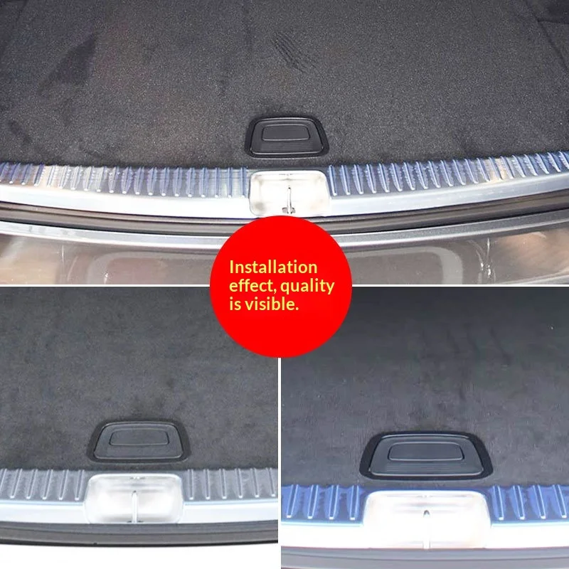 Applicable to Mercedes-Benz A-class, B-class, C-class, GLC-class, trunk handle, W176 W205, trunk switch cover 4