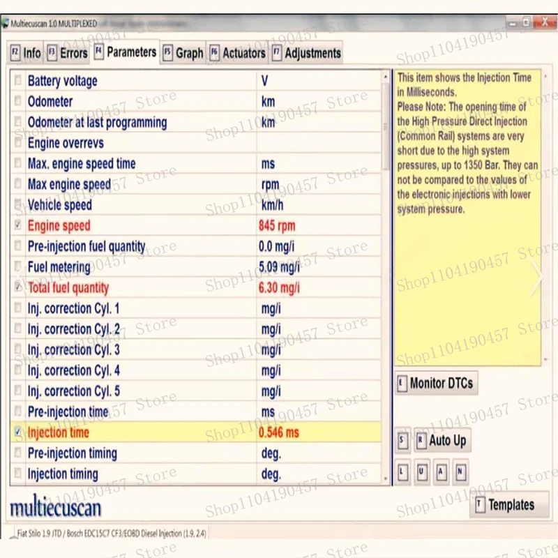 2025 Multiecuscan V4.9 for Fiat Chrysler Dodge  Jeep & Suzuki  Scanner Software 4.9 Works with ELM327 / OBD II Diagnostic Tool
