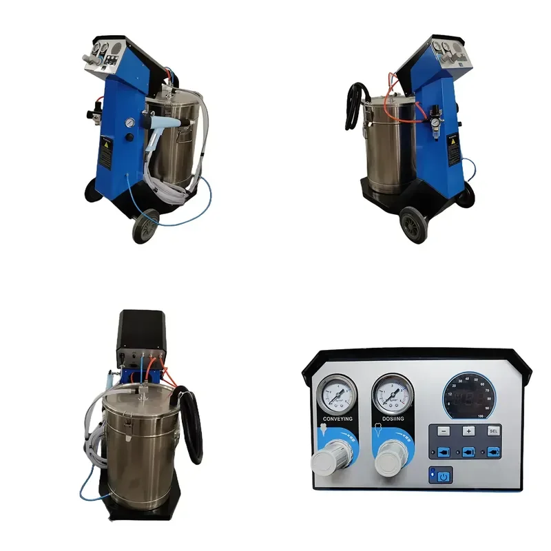 Manual Electrostatic Powder Coating Sprayer with Gun for Coating Production Line Industrial Painting Equipment Tool
