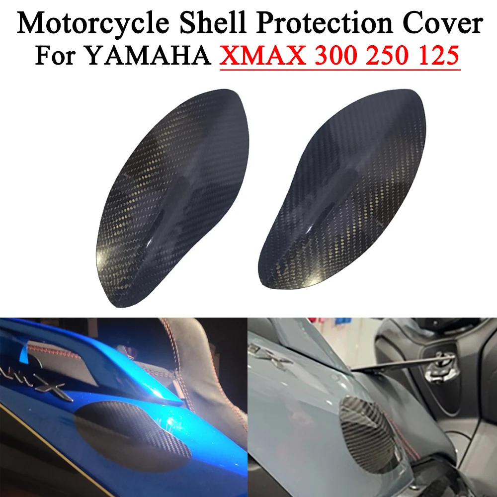 

For Yamaha XMAX300 XMAX250 XMAX125 XMAX 300 250 125 Motorcycle Guard Cover Anti-Scratch Protection Cap Board Really Carbon Fiber