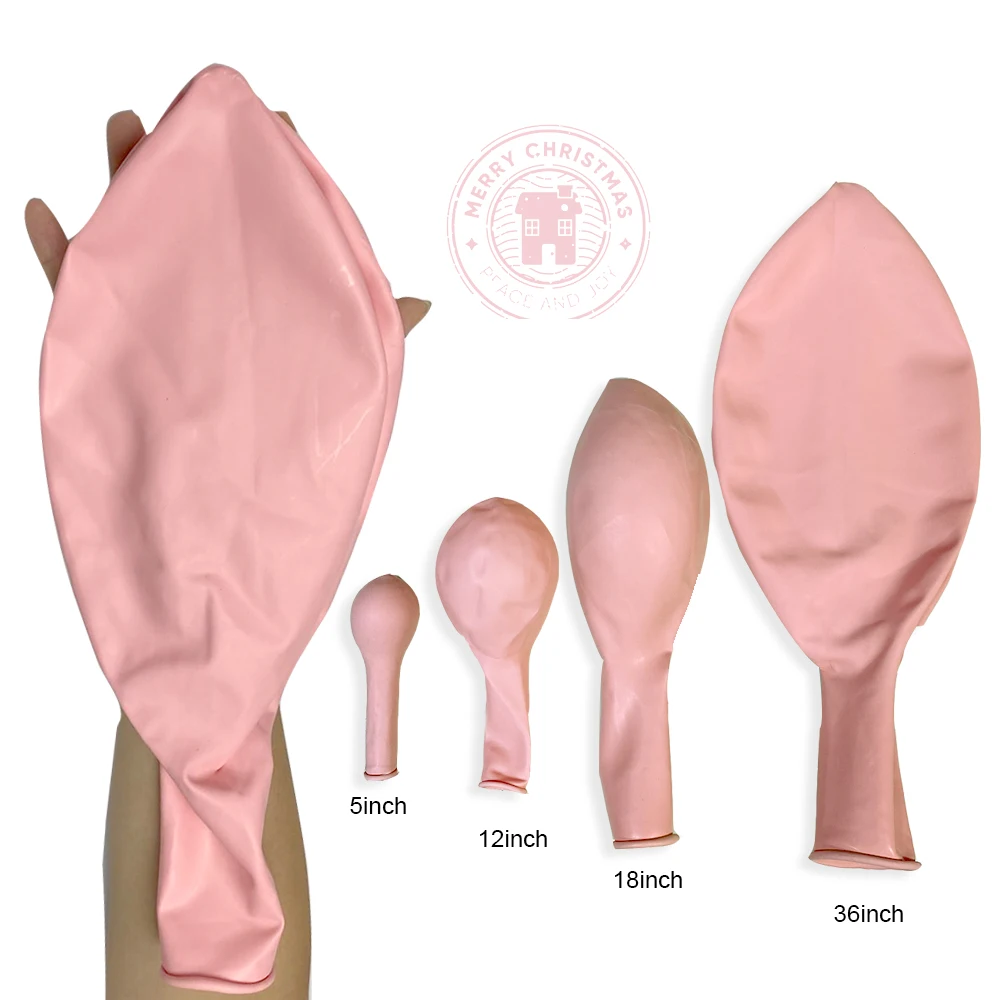 

36/18/12/10/5inch Macaron Balloon Wholesale Tender Pink Latex Helium Balloon Birthday Wedding Christmas New Year Baby Shower Toy
